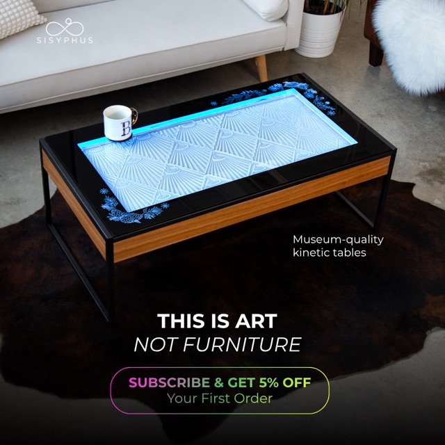 Ad creative,kinetic art table